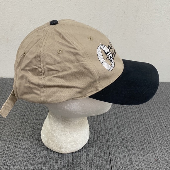 Laclede Wire Baseball Hat Mens Adjustable Beige Black Strapback Cap RCC - Picture 8 of 14